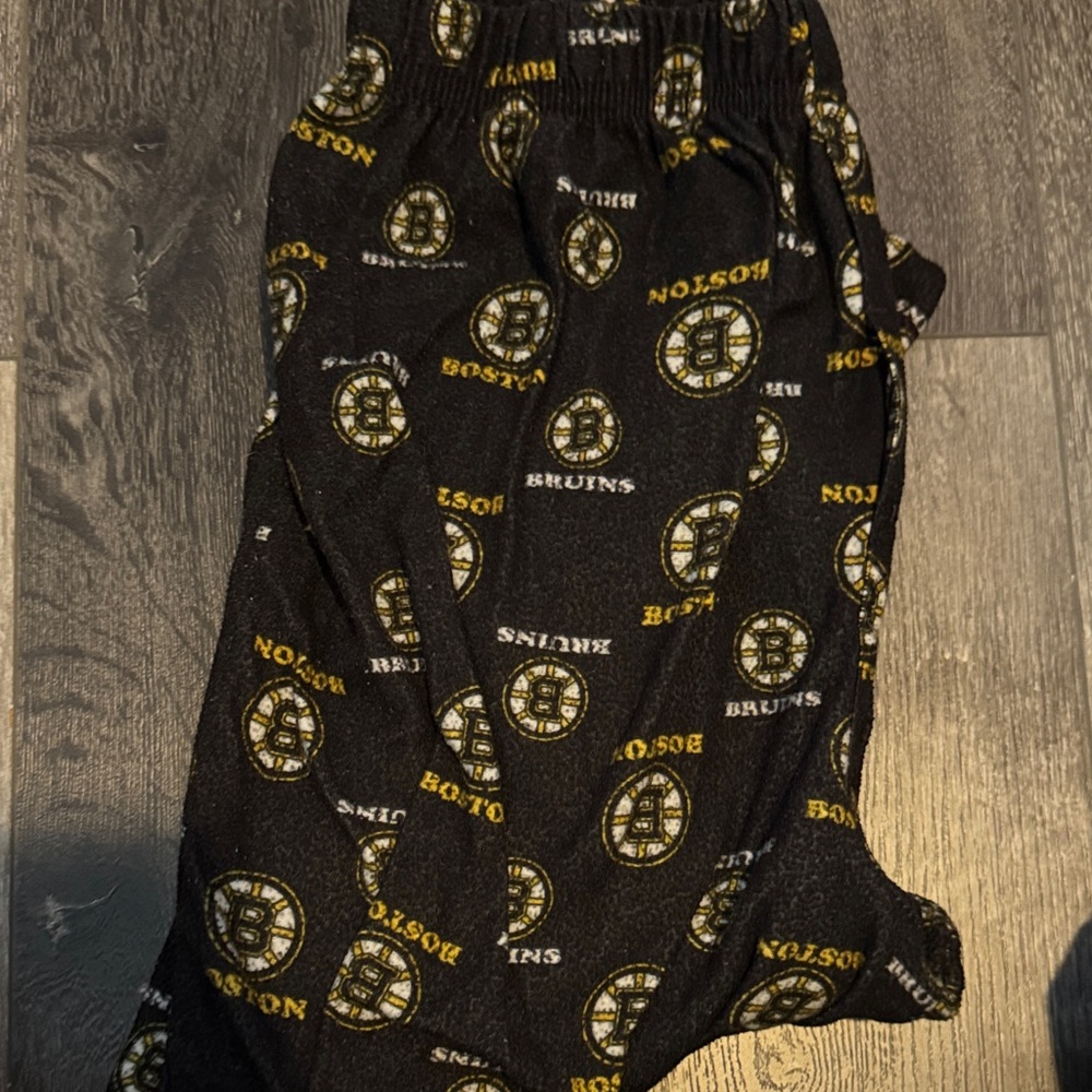 NHL Kids Pajama Bottoms - Black and Gold